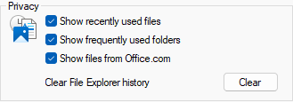 Showrecentlyusedfiles